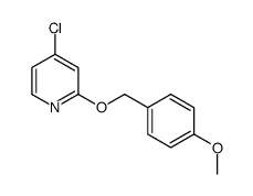 4-chloro-2-[(4-methoxyphenyl)methoxy]pyridine Structure