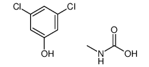 3,5-dichlorophenol,methylcarbamic acid Structure