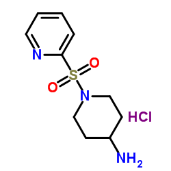 1-(Pyridine-2-sulfonyl)-piperidin-4-ylamine hydrochloride Structure