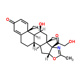 21-Desacetyl Deflazacort structure