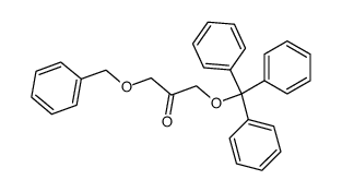 1-(benzyloxy)-3-(trityloxy)propan-2-one Structure