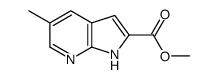 methyl 5-methyl-1H-pyrrolo[2,3-b]pyridine-2-carboxylate Structure
