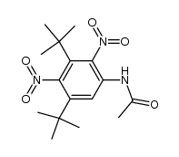 3,5-Di-t-butyl-2,4-dinitroacetanilid结构式