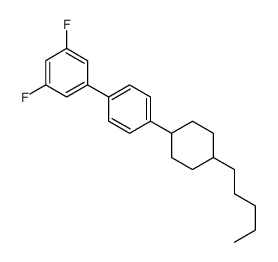 1,3-difluoro-5-[4-(4-pentylcyclohexyl)phenyl]benzene结构式