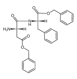 Asp(OBzl)-Phe-OBzl结构式
