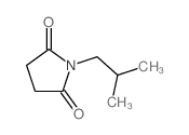 2,5-Pyrrolidinedione,1-(2-methylpropyl)- structure