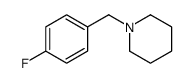 1-[(4-fluorophenyl)methyl]piperidine结构式
