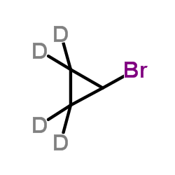 Bromocyclopropane-d4结构式