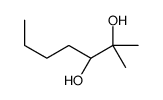 (3R)-2-methylheptane-2,3-diol Structure