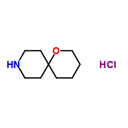 1-氧杂-9-氮杂螺[5.5]十一烷盐酸盐结构式