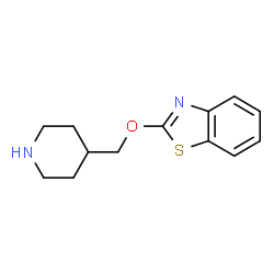 2-(4-哌啶基甲氧基)苯并噻唑结构式