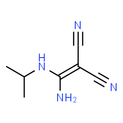 Propanedinitrile,[amino[(1-methylethyl)amino]methylene]- (9CI) Structure