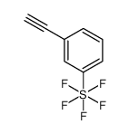 1-Ethynyl-3-(pentafluoro-λ6-sulfanyl)benzene Structure