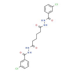 N'1,N'6-Bis(3-chlorobenzoyl)hexanedihydrazide picture