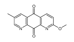 2-methoxy-7-methylpyrido[3,2-g]quinoline-5,10-dione Structure