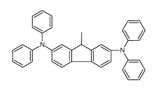 9-methyl-2-N,2-N,7-N,7-N-tetraphenyl-9H-fluorene-2,7-diamine结构式