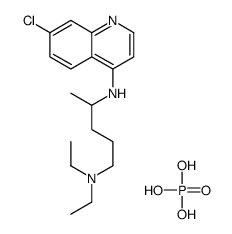 Chloroquinine phosphate Structure