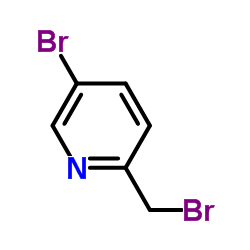 5-Bromo-2-(bromomethyl)pyridine Structure