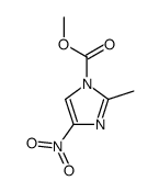 1H-Imidazole-1-carboxylic acid,2-methyl-4-nitro-,methyl ester结构式