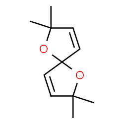 2,2,7,7-Tetramethyl-1,6-dioxaspiro[4.4]nona-3,8-diene结构式