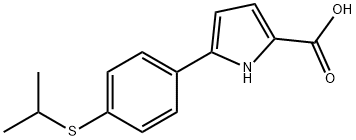 5-(4-(异丙基硫基)苯基)-1H-吡咯-2-羧酸图片