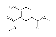 dimethyl 4-aminocyclohex-3-ene-1,3-dicarboxylate Structure