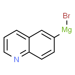 Bromo(6-quinolinyl)magnesium Structure