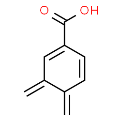 1,5-Cyclohexadiene-1-carboxylicacid,3,4-bis(methylene)-(9CI) Structure