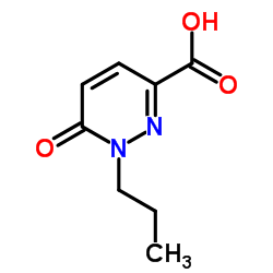 6-OXO-1-PROPYL-1,6-DIHYDROPYRIDAZINE-3-CARBOXYLIC ACID Structure