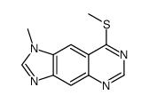 1-methyl-8-methylsulfanylimidazo[4,5-g]quinazoline结构式