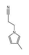 1H-Pyrrole-1-propanenitrile,3-methyl-(9CI)结构式