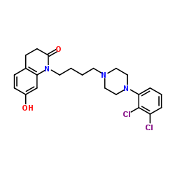 1-[4-[4-(2,3-Dichlorophenyl)piperazin-1-yl]butyl]-7-hydroxy-3,4-dihydrocarbostyril结构式