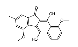 5,10-dihydroxy-4,9-dimethoxy-2-methyl-benzo[b]fluoren-11-one Structure