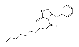 (4S)-4-benzyl-3-decanoyl-1,3-oxazolidin-2-one Structure