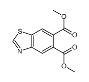 dimethyl 1,3-benzothiazole-5,6-dicarboxylate结构式