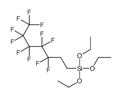 triethoxy(3,3,4,4,5,5,6,6,7,7,7-undecafluoroheptyl)silane Structure
