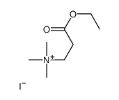 (3-ethoxy-3-oxopropyl)-trimethylazanium,iodide Structure