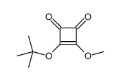 3-methoxy-4-[(2-methylpropan-2-yl)oxy]cyclobut-3-ene-1,2-dione Structure