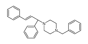 1-benzyl-4-[(1S)-1,3-diphenylprop-2-enyl]piperazine Structure