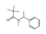 N-methyl-N-(1-phenylethyl)pivalamide结构式