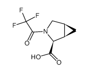 (1R,2S,5S)-N-trifluoroacetyl-3-azabicyclo[3.1.0]hexane-2-carboxylic acid Structure