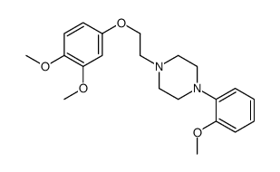 1-[2-(3,4-dimethoxyphenoxy)ethyl]-4-(2-methoxyphenyl)piperazine Structure