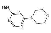1,3,5-Triazin-2-amine,4-(4-morpholinyl)- Structure