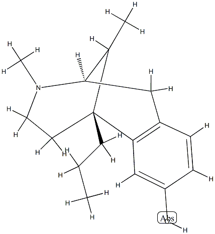 [2R,6R,(-)]-1,2,3,4,5,6-Hexahydro-3,11-dimethyl-6-propyl-2α,6α-methano-3-benzazocine-8-ol picture
