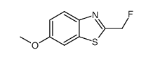 Benzothiazole, 2-(fluoromethyl)-6-methoxy- (8CI) structure