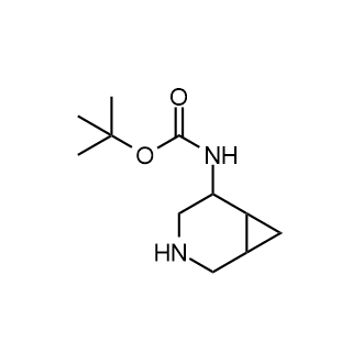 (3-氮杂双环[4.1.0]庚-5-基)氨基甲酸叔丁酯结构式