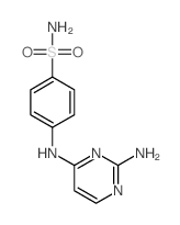 4-((2-amino-4-pyrimidinyl)amino)benzenesulfonamide Structure