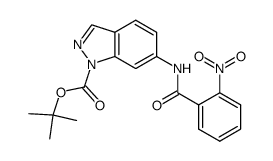 N-(1-Boc-6-indazolyl)-2-nitrobenzamide结构式