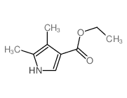 1H-Pyrrole-3-carboxylicacid, 4,5-dimethyl-, ethyl ester Structure
