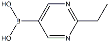 (2-ethylpyrimidin-5-yl)boronic acid结构式